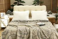 Couverture en gaze jacquard multicouche douce et luxueuse en chanvre avec pompons - Utilisation toute saison à la maison - Hualinyuan