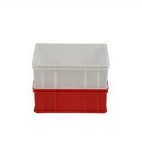 Caisse logistique en plastique durable, résistante aux chocs, empilable, recyclable, industrielle, étanche, forte capacité de charge pour