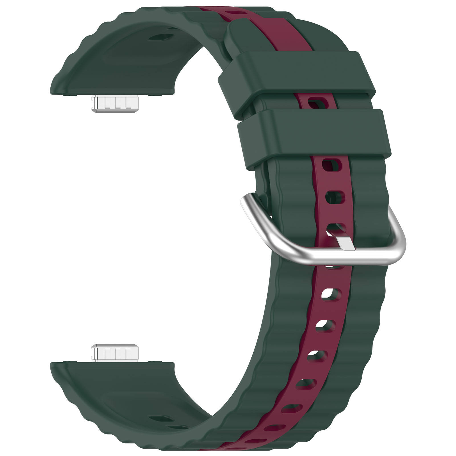 Dark Green and Wine Red