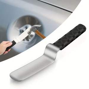เครื่องมือซ่อมรอยบุ๋มรถยนต์ใหม่ แผ่นยางเคาะซ่อมรอยบุ๋ม ด้ามจับยาง แผ่นหลังสแตนเลส สำหรับกำจัดรอยบุ๋มตัวถัง<span class=keywords><strong>รถ</strong></span> - Product Image 3