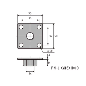 Juego de Tuercas y Pernos de Fijación Métricos con Placa de Nivelación HARMONIE Modelo P25-001 para Aplicaciones en la Industria Automotriz, Japón - Product Image 2