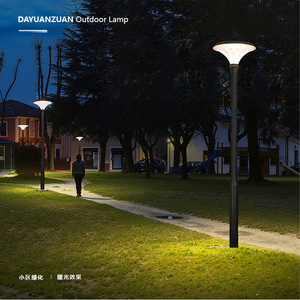 Lampe solaire de jardin extérieure étanche en aluminium moulé sous pression avec LED Osram pour parc, place publique et zone verte - Product Image 2