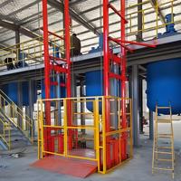Elevador de Carga Doble para Manejo de Materiales en Almacenes, para Transporte de Mercancías y Carga en Fábricas Industriales