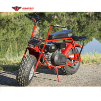Mini Motos Tout-Terrain à Essence pour Enfants 200CC 212CC, Moto à Essence à Conduire, Mini Moto de Plage Type Chopper