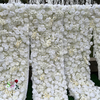 SPR 5D enroulé décoration de la maison ou fête de mariage plafond fleurs décoratives feuilles vertes plante en plastique fleur artificielle mur