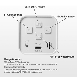 Temporizador Giratorio Pomodoro de 5/10/25/50 Minutos, Cronómetro de Cuenta Regresiva, Herramienta de Productividad para Escritorio, Temporizador de <span class=keywords><strong>Cubo</strong></span> para TDAH - Product Image 5