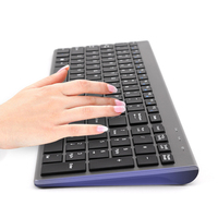 XZ989 Mini juego de teclado y ratón para juegos Teclado recargable y teclado inalámbrico