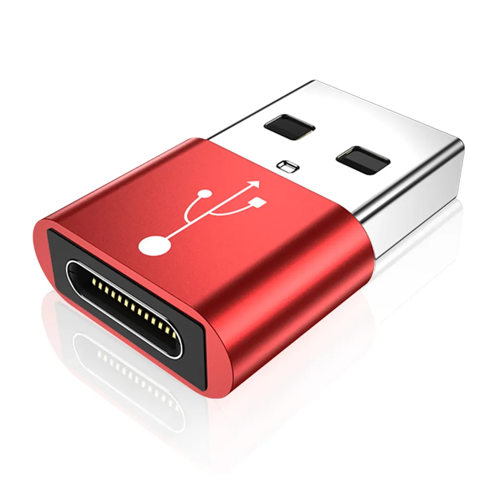 factory wholesale oem odm logo print accept type-c to usb c 3.1 otg adapter female to male