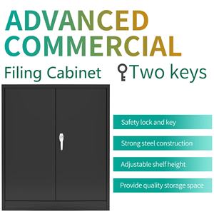 Armoire à dossiers en acier de style moderne avec serrure secrète, design modulaire réglable pour l'école, l'hôtel, le salon, le bureau - Product Image 2