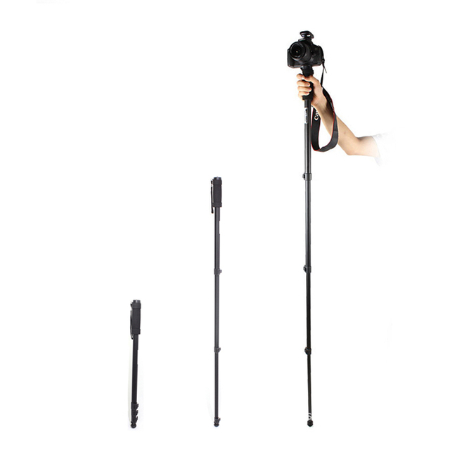 W-eifeng WT1003 Professional DSLR Camera Travel Monopod Stand Video Monopod 170cm Monopod 1/4 Screw for Camera