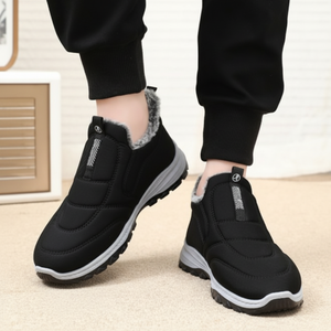Stivali da neve invernali imbottiti da uomo e donna con scarpe da ginnastica comode in pelliccia termica - Product Image 1