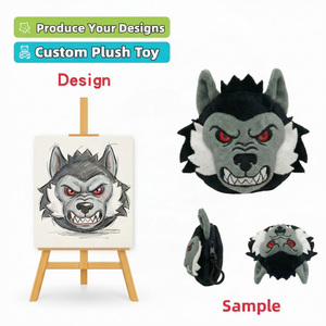 Produttore di Giocattoli in Peluche Personalizzati, Design di Scoiattoli Cartoon, Souvenir a Tema Foresta, Bambole Personalizzate Doge <span class=keywords><strong>Demon</strong></span> Benita Funkey da 10cm - Product Image 2