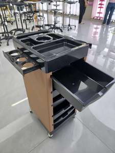 Chariot de rangement de salon à 5 niveaux durable en plastique, équipement de salon de coiffure, vente en gros d'usine - Product Image 3