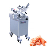 Machine à découper la viande automatique professionnelle sur pied en acier inoxydable pour viande congelée, épaisseur réglable