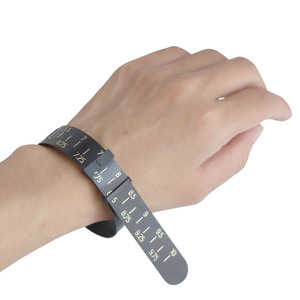 Boasta Mètre ruban de mesure réglable pour bracelet, outil de mesure de taille de bijoux pour bracelets et joncs, 5-10 pouces (15-25,5 cm), logo personnalisé, DIY - Product Image 2