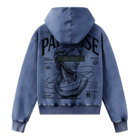 Sweat à capuche en jean pour homme, délavé à l'acide, imprimé statue d'art Renaissance, esthétique, 100 % coton, unisexe, coupe oversize, tendance, style rétro streetwear