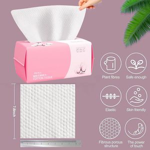 Disposable <strong>Face</strong> Towel 100 Count for Washing Soft Cotton Dry Wipes Facial <strong>Cloths</strong> Towelettes for Washing and Drying - Product Image 5