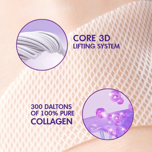 <span class=keywords><strong>Masque</strong></span> facial en feuille de soin de la peau coréen en forme de V, collagène, lifting, resserrement, hydratant, anti-rides, éclaircissant, raffermissant - Product Image 3