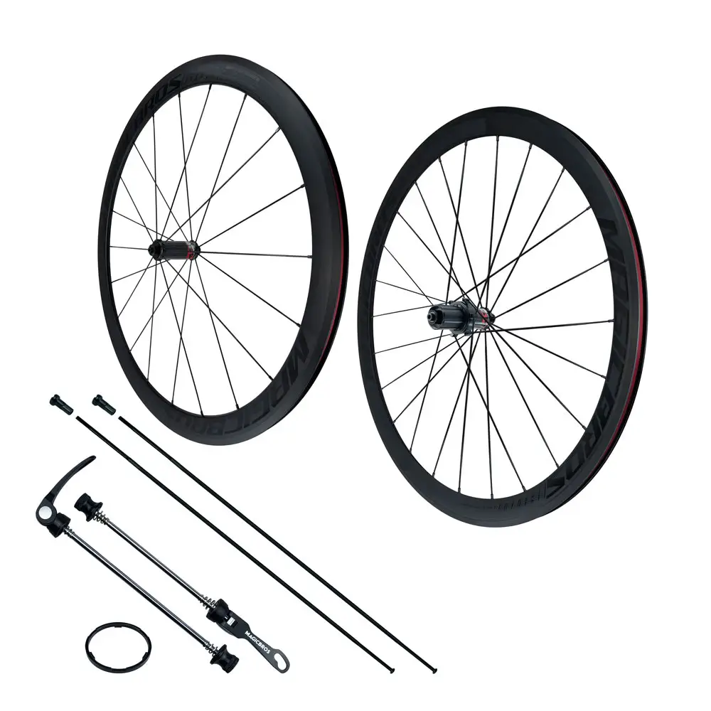 700C lega di alluminio giappone carbonio bicicletta cerchione freno 4 cuscinetti 40MM copertoncino bici da strada ruote