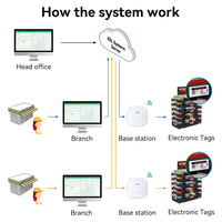 Kit de Demostración ESL en Oferta, Kit de Muestra de Etiquetas ESL, Kit de Demostración de Etiquetas Electrónicas con Pantalla de Tinta Electrónica, Software de Prueba Gratuito