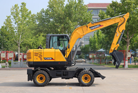 Nouvelle pelle sur pneus de marque chinoise de premier plan 0,4 m³ YC90W avec prix d'usine et haute qualité