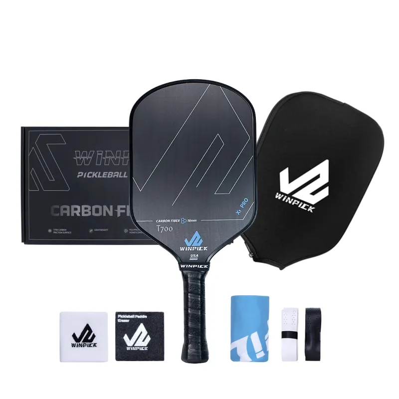 Pickleball kürek seti 3k karbon fiber t700 termoform USAPA onaylı pickleball kürek seti silgi paddl kapaklı