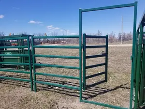 Paneles de valla de viaje de corral de caballos usados portátiles galvanizados