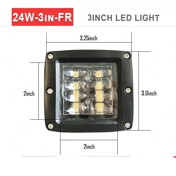 N2 - UTV 24 Вт Филипс СИД пятно света, LED рабочий свет с 3-дюймовая пленка для iPhone X/iphone внедорожные/4x 4/веллосипед