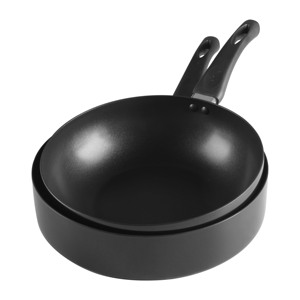 Sartén <span class=keywords><strong>Wok</strong></span> HOLDFNE de Aluminio Fundido Antiadherente de 28 cm, Sartén Profunda <span class=keywords><strong>con</strong></span> Fondo de Inducción para Cocina, para el Hogar y Restaurantes - Product Image 3