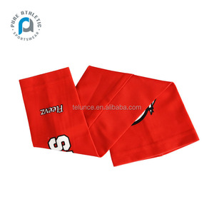 Saf özel süblimasyon sıkıştırma spor kol kollu elastik futbol beyzbol okul kol kollu kapak - Product Image 5