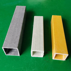 ท่อสี่เหลี่ยมไฟเบอร์กลาส GRP ผลิตด้วยวิธีพัลทรูชั่น FRP - Product Image 1