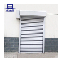 Portes rapides en alliage d'aluminium de haute qualité avec porte enroulable, résistantes au vent, isolées et antivol