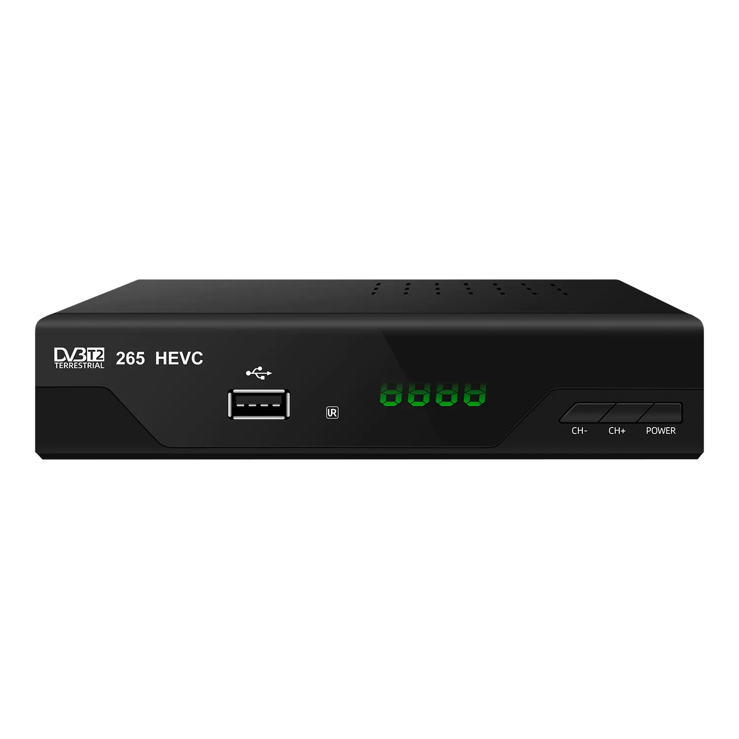 Dijital yeni özellikler ikiz tuner karasal TV alıcısı GX6702 H5 S5 10bit dvbt2 FTA ip tv dekoder set top box h265 dvb-t2