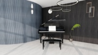 Panneaux acoustiques incurvés KASARO pour plafond et murs, décoration flexible en MDF insonorisant pour usage commercial, escaliers et entrepôts