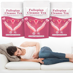 شاي تنظيف قناة فالوب الطبيعي، أكياس شاي أعشاب عضوية لدعم الخصوبة وصحة الرحم وتوازن الأس الهيدروجيني - Product Image 6