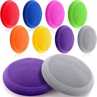 Coussinets d'équilibre de disque d'équilibre de coussin d'oscillation de Massage de Yoga de stabilité gonflable durable pour l'exercice d'entraînement de noyau