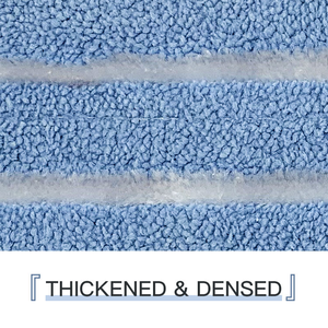 <b>Mop</b> Heads Replacements Compatible for <b>Dry</b> Wet Use Reusable Machine Washable Thick Universal Commercial 17-18 Inch - Product Image 4