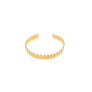 Geometric Titanium Steel Bracelet Gold Women's Fashion Jewelry Korean Style Unique Design - Product Image 5