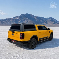 Capot de camionnette en alliage d'aluminium antirouille, hardtop de camping tout-terrain avec verrouillage, compatible avec Silverado 1500 F-150 Ram 1500 5.5ft 5.8ft