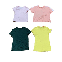 Hauts tendance de haute qualité, imprimés populaires, respirants, d'occasion, vente en gros, hauts en coton à la mode, styles variés, commande en gros