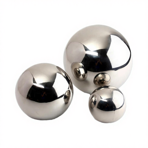 304 Stainless Steel Hollow Sphere - Polished Silver Decorative <strong>Ball</strong> for Garden &amp; Interior Design - Product Image 6