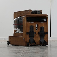 Jujsong Tmax — Machine à rames intelligente pliable en bois, appareil de sport à domicile, résistance à l'eau