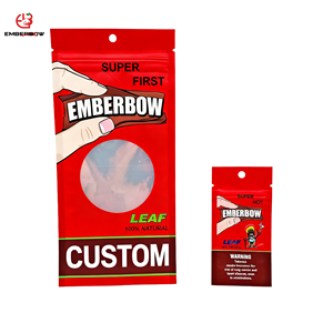 EBB Embalaje Personalizado al por mayor 100mL PET reciclado de plástico transparente de grado alimenticio con etiqueta tapón de rosca para hoja de almacenamiento de tabaco - Product Image 1