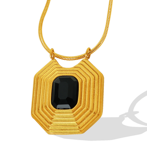 Collar de perlas de doble capa, collar elástico de perlas de concha natural - Product Image 6