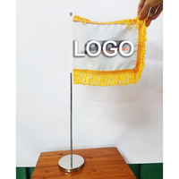 Drapeaux de table internationaux de petite taille pour bureaux, drapeaux de pays du monde entier avec supports pour décorations de bureau, usine de drapeaux en Chine