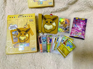 Jeu de cartes à collectionner Pokémon original PTCG en chinois simplifié 8.0, ensemble combiné Eevee, carte à collectionner, cadeau pour enfant, jouet - Product Image 4