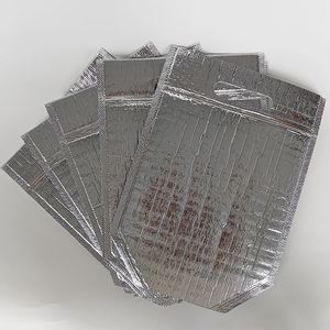 Sac isotherme en aluminium à ouverture plate, jetable, adapté aux aliments frais, à la réfrigération, au barbecue et à l'isolation thermique - Product Image 5