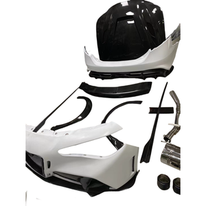 ZS para <span class=keywords><strong>Alfa</strong></span> Romeo <span class=keywords><strong>Giulia</strong></span>, actualización <span class=keywords><strong>GTAM</strong></span>, rejilla de parachoques delantero, parachoques trasero, faldón lateral, guardabarros, capó de carbono, Kit de capó - Product Image 4