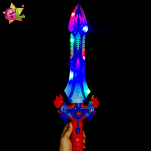 Produit phare 2026 : Épée rotative lumineuse populaire avec lumières rouges et bleues, <span class=keywords><strong>jouet</strong></span> <span class=keywords><strong>sabre</strong></span> <span class=keywords><strong>laser</strong></span> clignotant en plastique - Product Image 3
