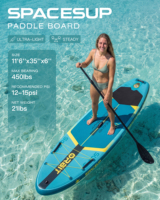 Planche de SUP gonflable 11'6''*35''*6'' en Drop Stitch pour la location, avec accessoires – Vente en gros usine